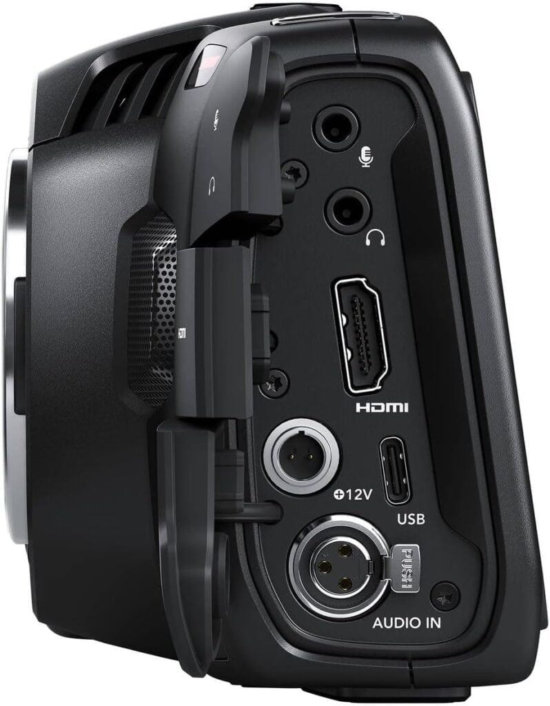 Blackmagic Design Pocket Cinema Camera 4K Power Bundle (CINECAMPOCHDMFT4K) – Includes Two (2) Additional LP-E6 Batteries, Dual Battery Charger, and SolidSignal Microfiber Cloth