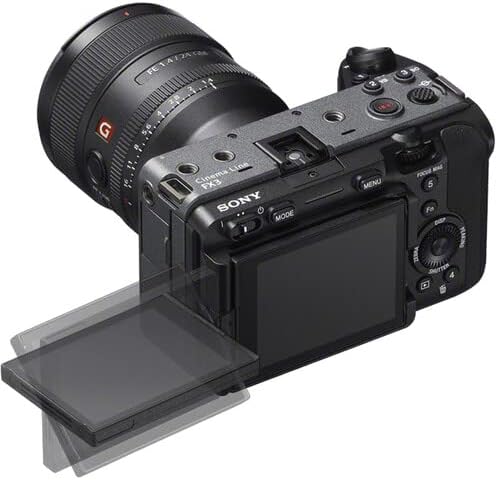 Sony FX3 Full-Frame Cinema Camera (Body Only) (ILME-FX3) + 128GB Memory Card + Corel Photo Software + NP-FZ100 Battery + Case + Deluxe Cleaning Set + HDMI Cable + Memory Wallet + More (Renewed)